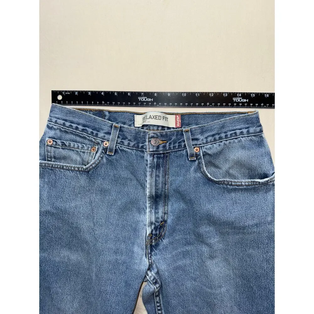 Mens Levi’s 550 Relaxed Fit‎ Jeans 34x32 Medium Wash Denim Classic